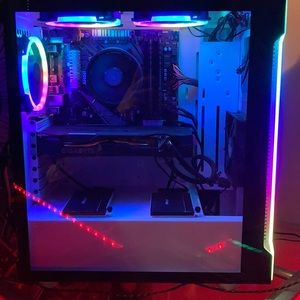 All white rgb pc